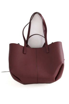 Sac à main Polène Cyme Bordeaux en Cuir
