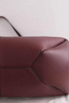 Sac à main Polène Cyme Bordeaux en Cuir