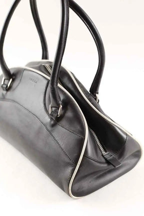 Sac à main Prada Bowling Noir en Cuir