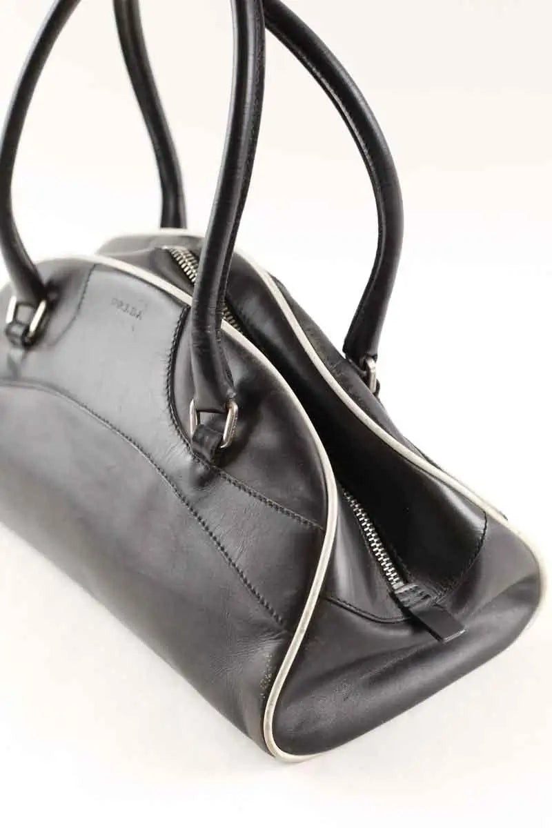 Sac à main Prada Bowling Noir en Cuir