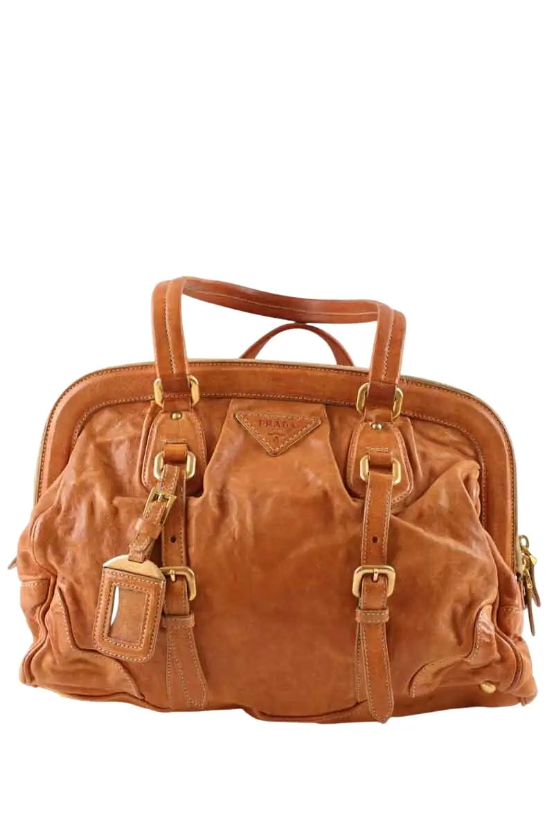 Sac à main Prada Other Marron en Cuir - Seconde Main