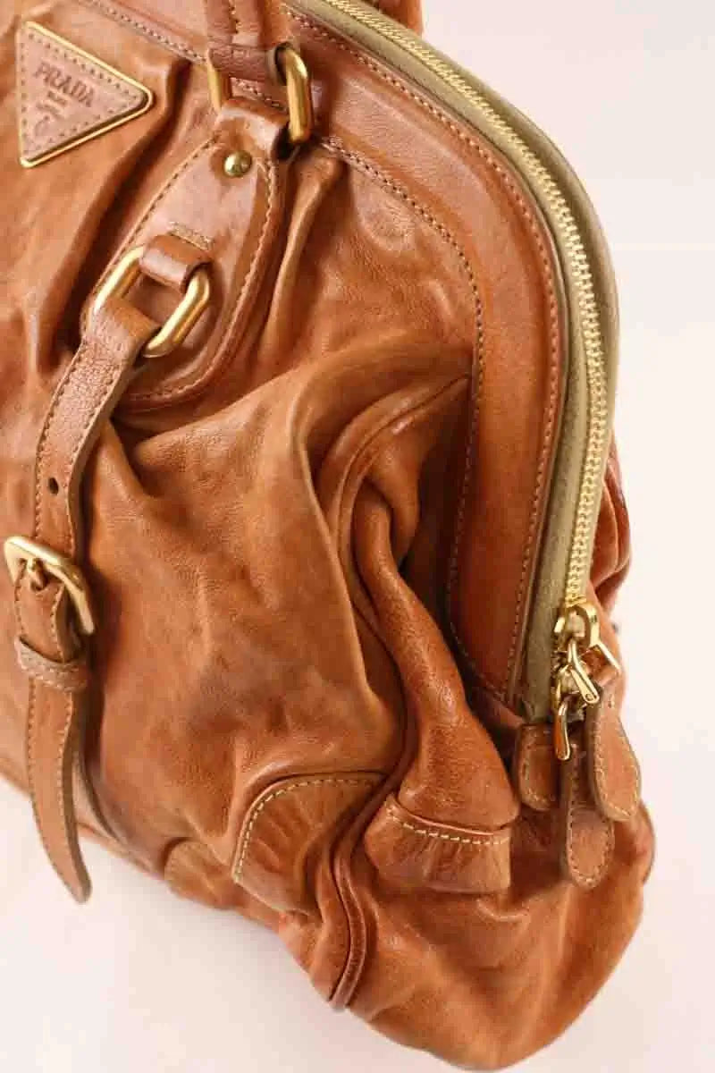 Sac à main Prada Other Marron en Cuir