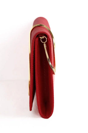 Sac à main Ralph Lauren Rouge en Cuir