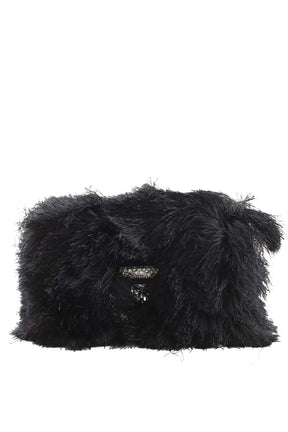 Sac à main Roger Vivier Viv choc en satin et strass Noir en Tissu - Seconde Main