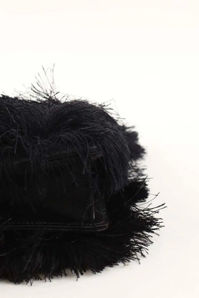 Sac à main Roger Vivier Viv choc en satin et strass Noir en Tissu