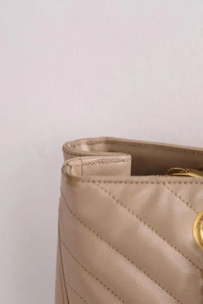 Sac à main Saint Laurent Beige en Cuir