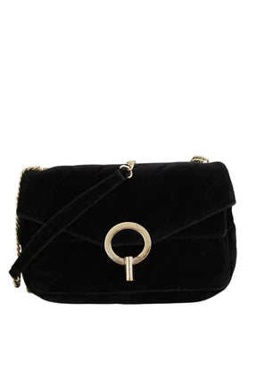 Sac à main Sandro Noir en Velours - Seconde Main
