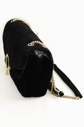 Sac à main Sandro Noir en Velours