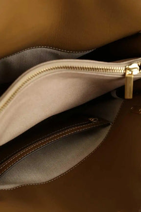 Sac à main Tory Burch Lee Radziwill Petite Camel en Cuir