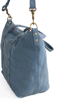 Sac à main Vanessa Bruno Zippy  Bleu en Cuir