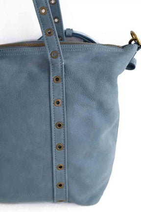 Sac à main Vanessa Bruno Zippy  Bleu en Cuir