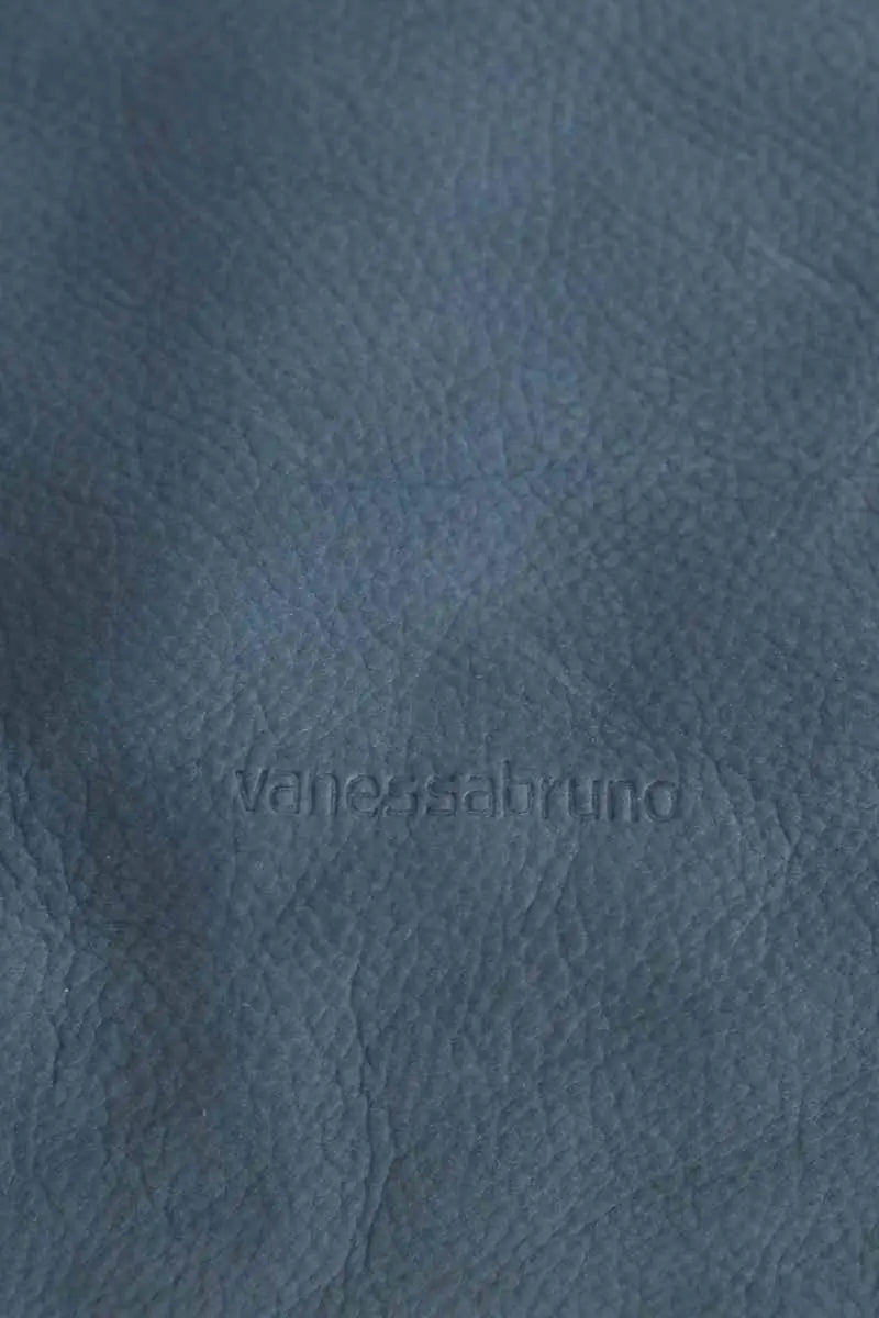 Sac à main Vanessa Bruno Zippy  Bleu en Cuir