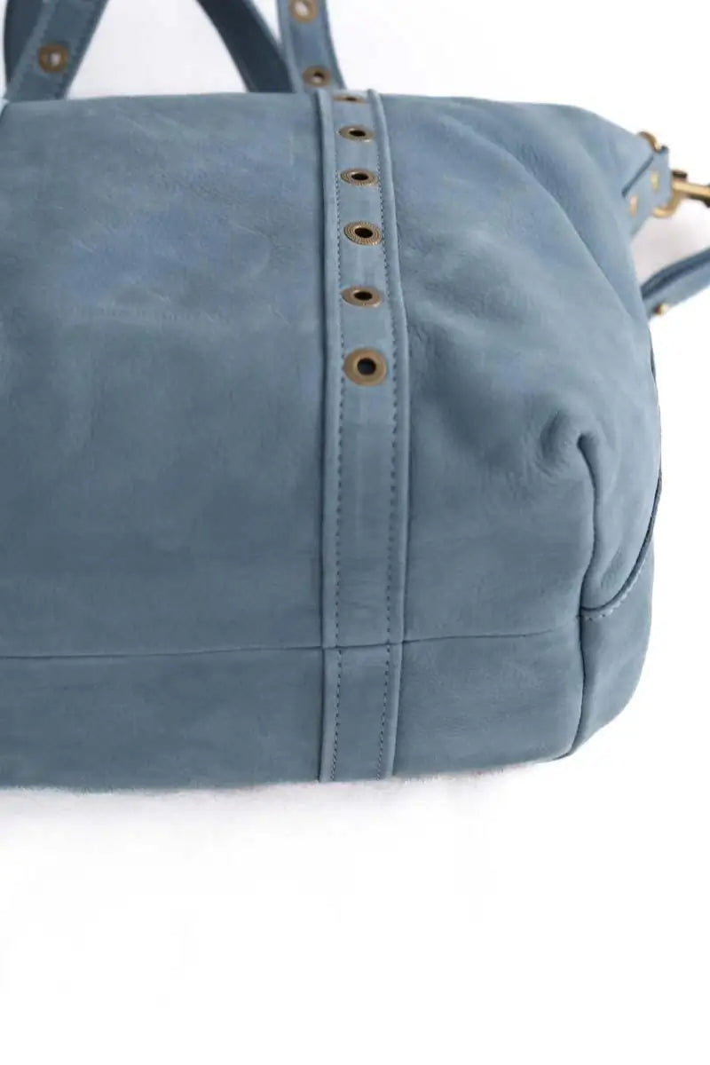 Sac à main Vanessa Bruno Zippy  Bleu en Cuir