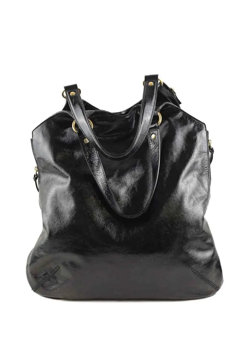 Sac à main Yves Saint Laurent Noir en Cuir verni