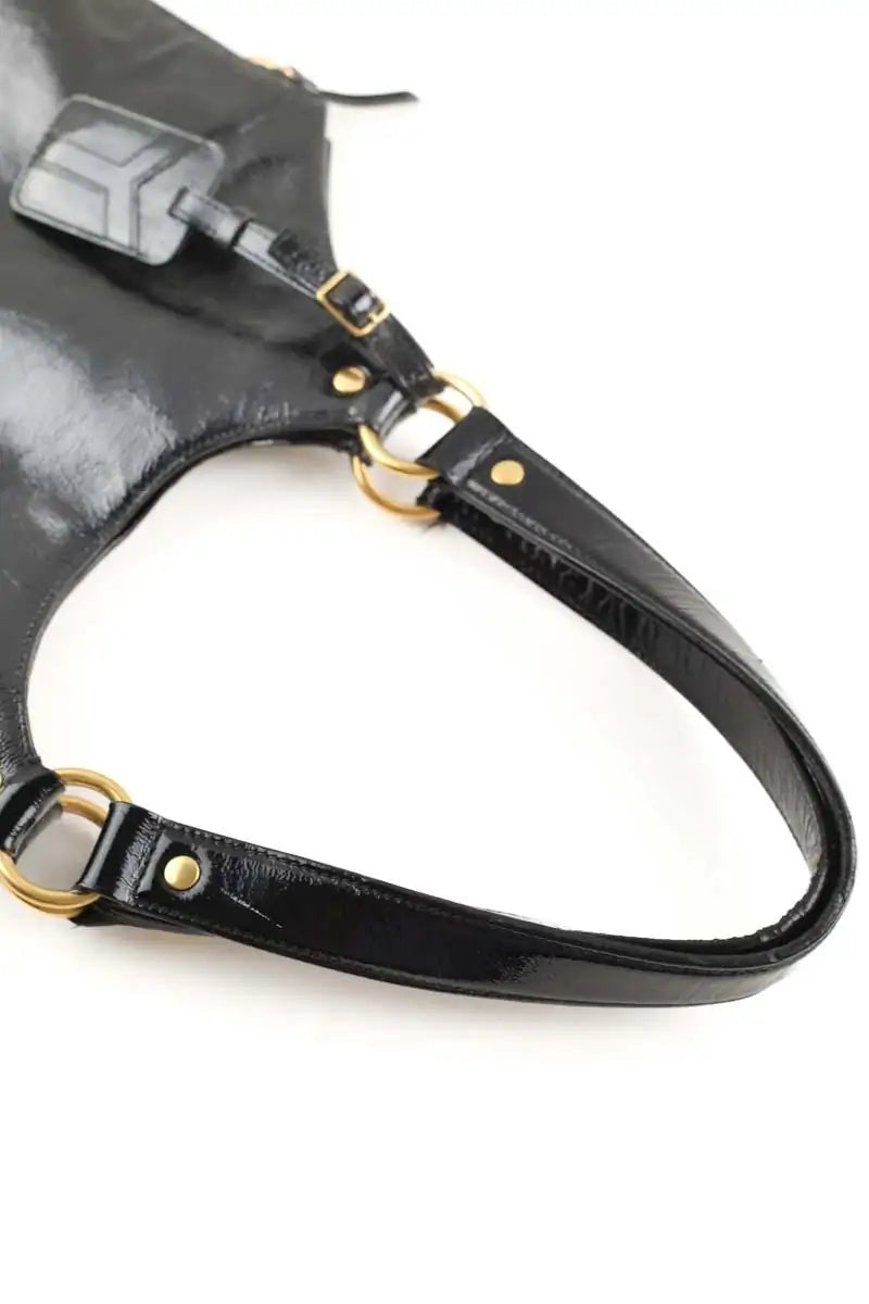 Sac à main Yves Saint Laurent Noir en Cuir verni