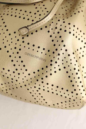 Sac Armani Doré en Cuir