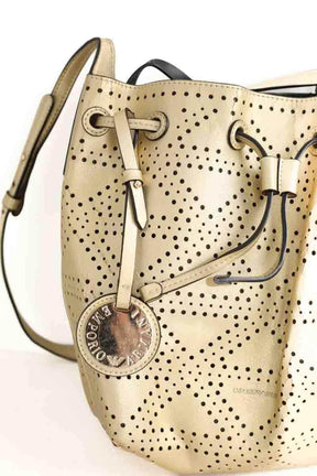 Sac Armani Doré en Cuir