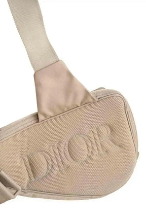 Sac banane Dior Beige en Tissu