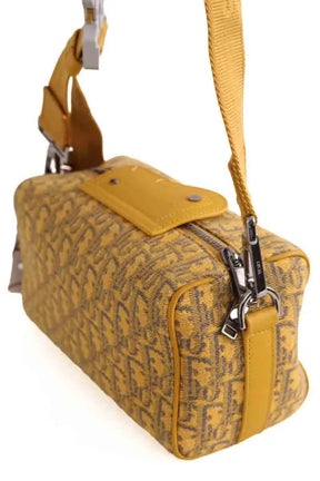 Sac banane Dior Lingot 22 Jaune en Tissu