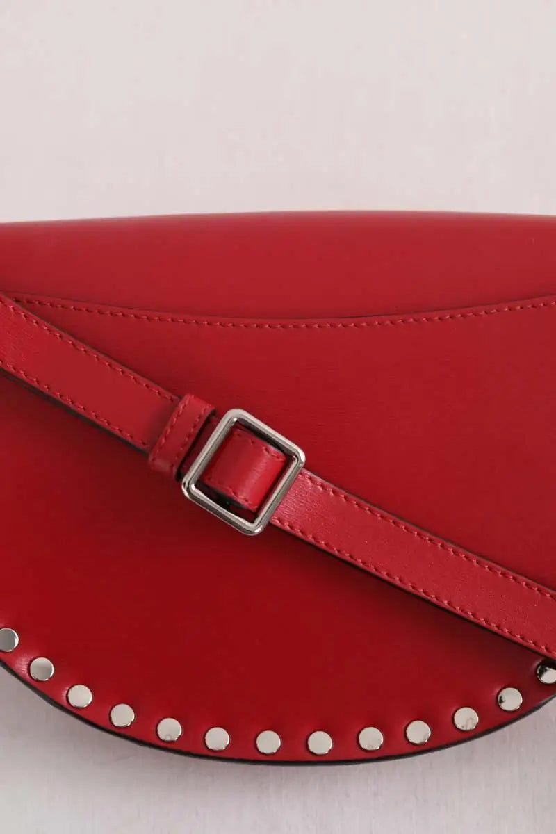 Sac banane Isabel Marant Scano Rouge en Cuir