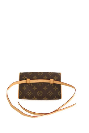 Sac banane Louis Vuitton Pochette banane Florentine Marron en Cuir