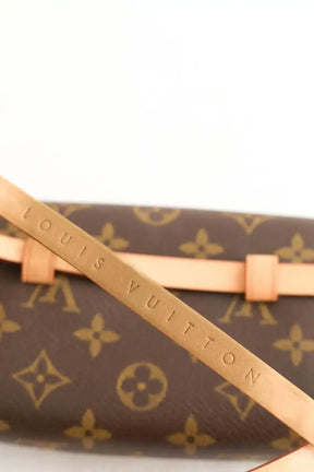 Sac banane Louis Vuitton Pochette banane Florentine Marron en Cuir