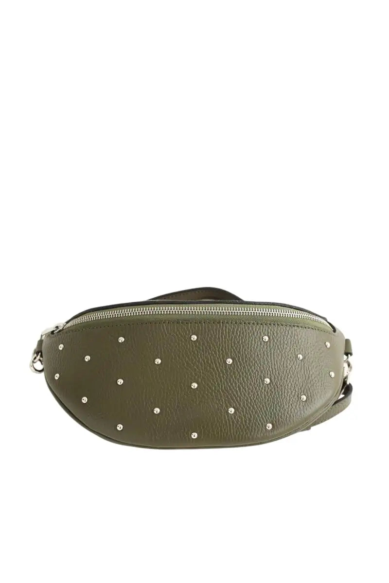 Sac banane Maison Laffargue Alaia Kaki en Cuir - Seconde Main