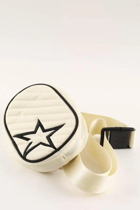 Sac banane pour ski Perfect Moment Star bum bag Blanc en Tissu