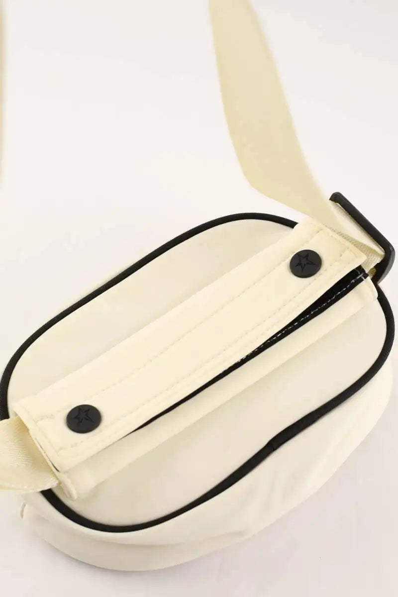 Sac banane pour ski Perfect Moment Star bum bag Blanc en Tissu