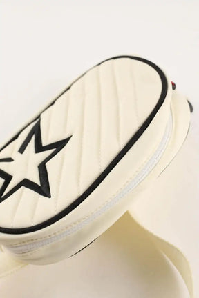 Sac banane pour ski Perfect Moment Star bum bag Blanc en Tissu