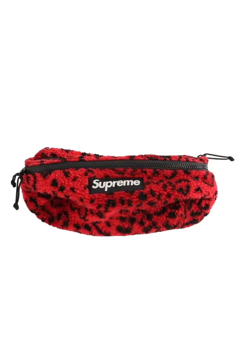 Sac banane Supreme Rouge en Coton - Seconde Main