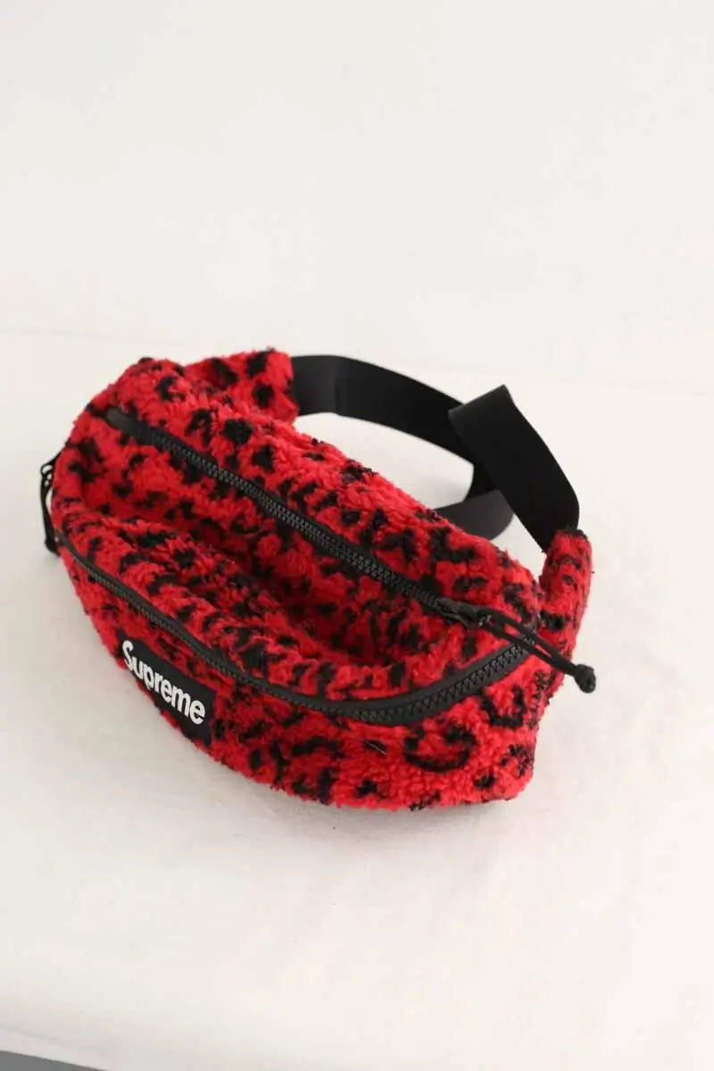 Sac banane Supreme Rouge en Coton