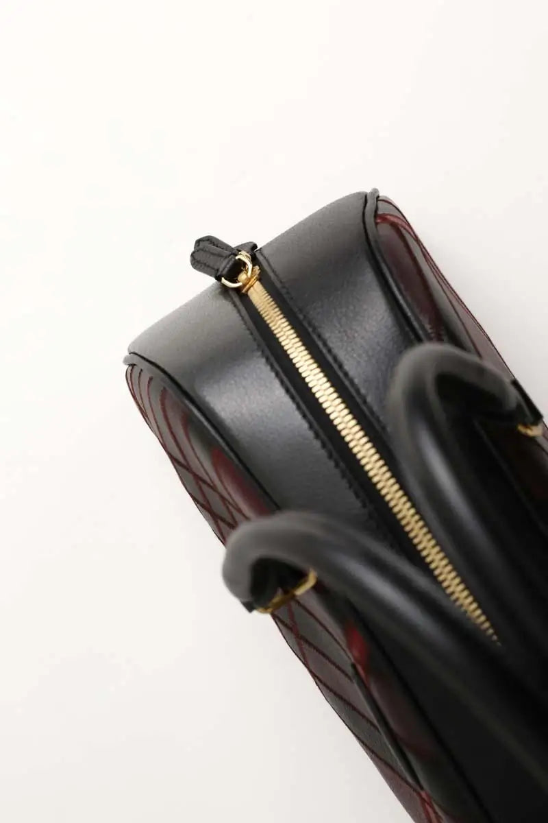 Sac bowling Burberry Bowling Highlands Noir en Cuir