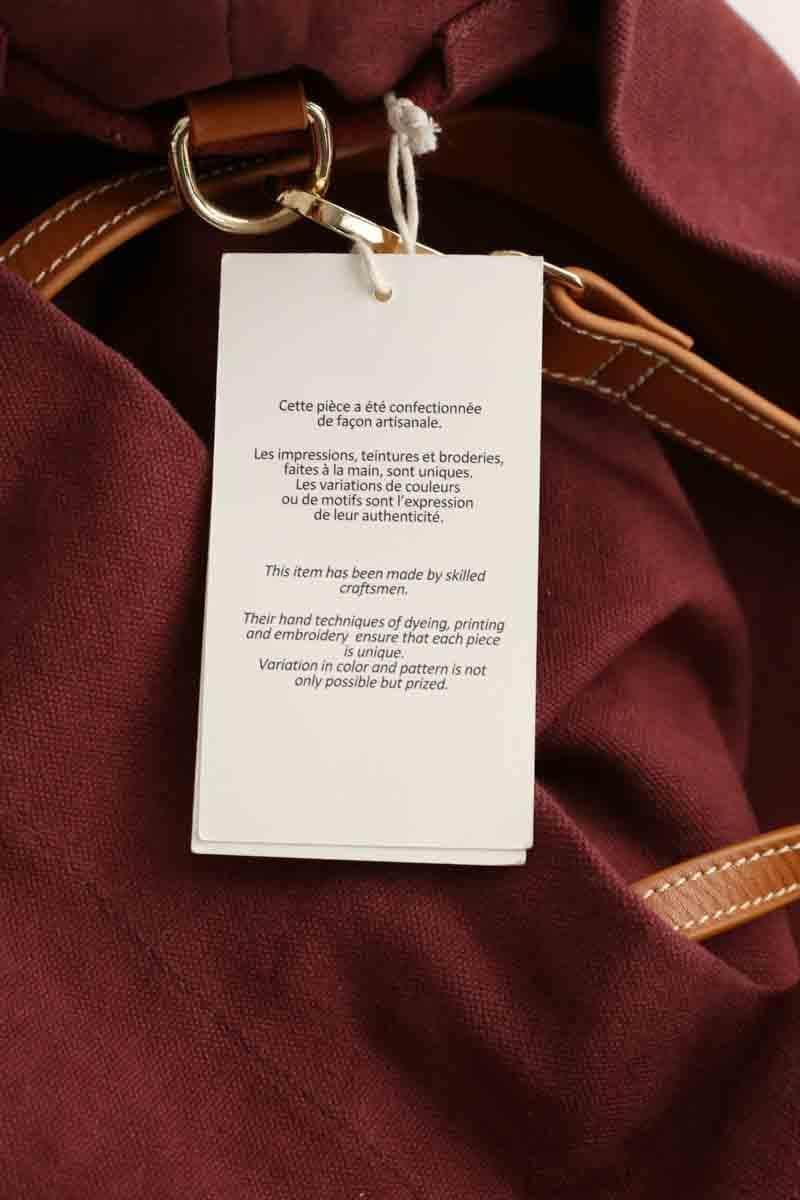 Sac de voyage Antik Batik Bordeaux en Coton