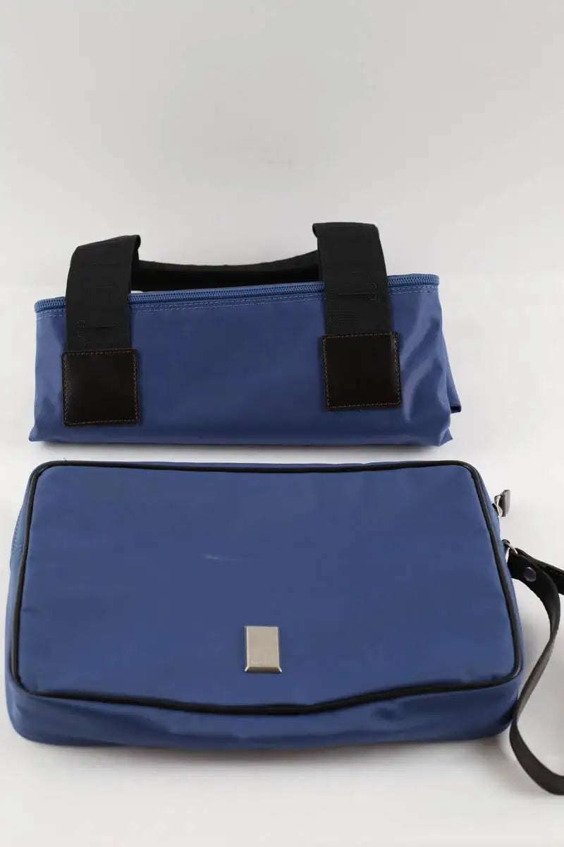 Sac de voyage Dunhill Bleu en Synthétique