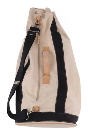 Sac de voyage Lancel Ecru en Tissu