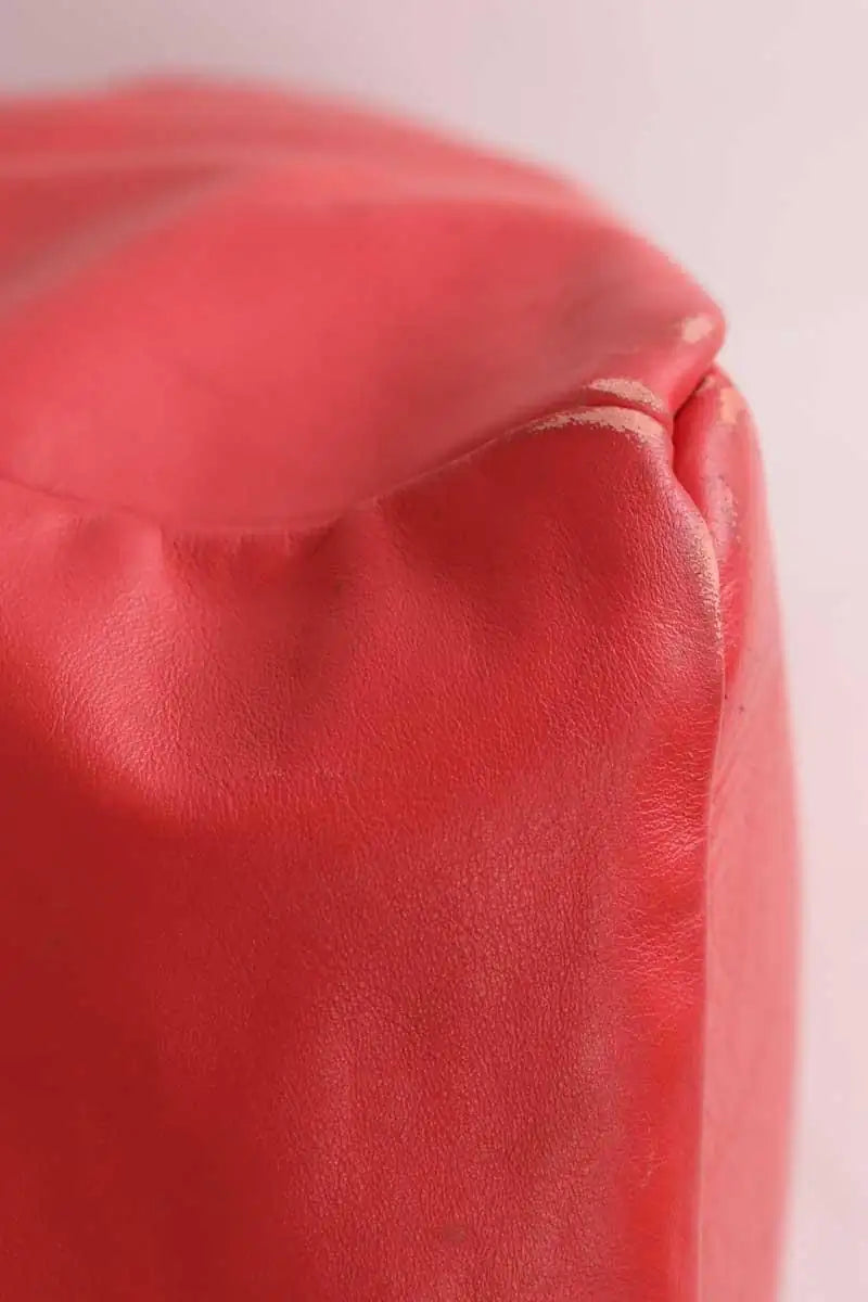 Sac de voyage Lancel POP MM Rouge en Cuir