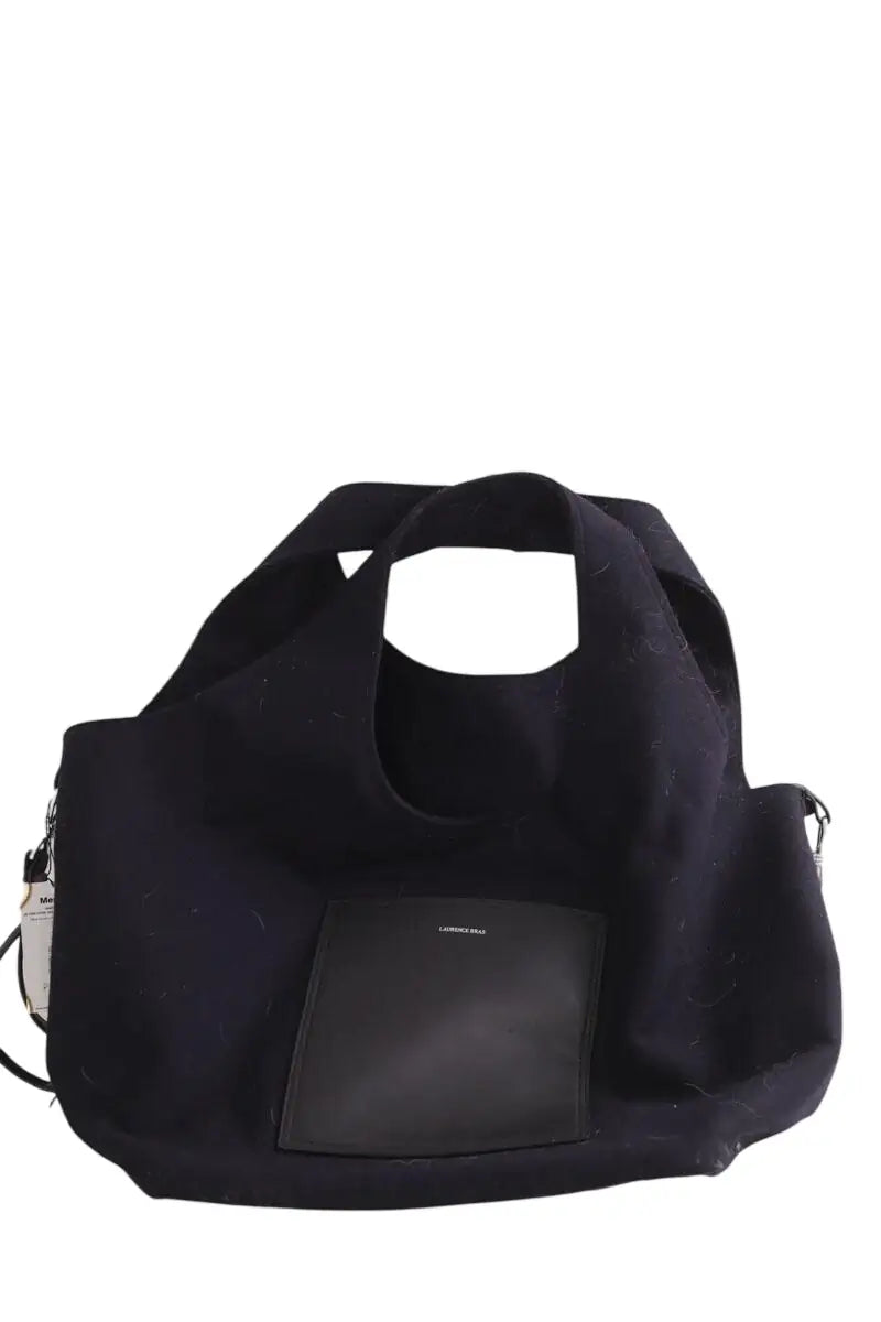 Sac de voyage Laurence Bras Marine en Cuir - Seconde Main