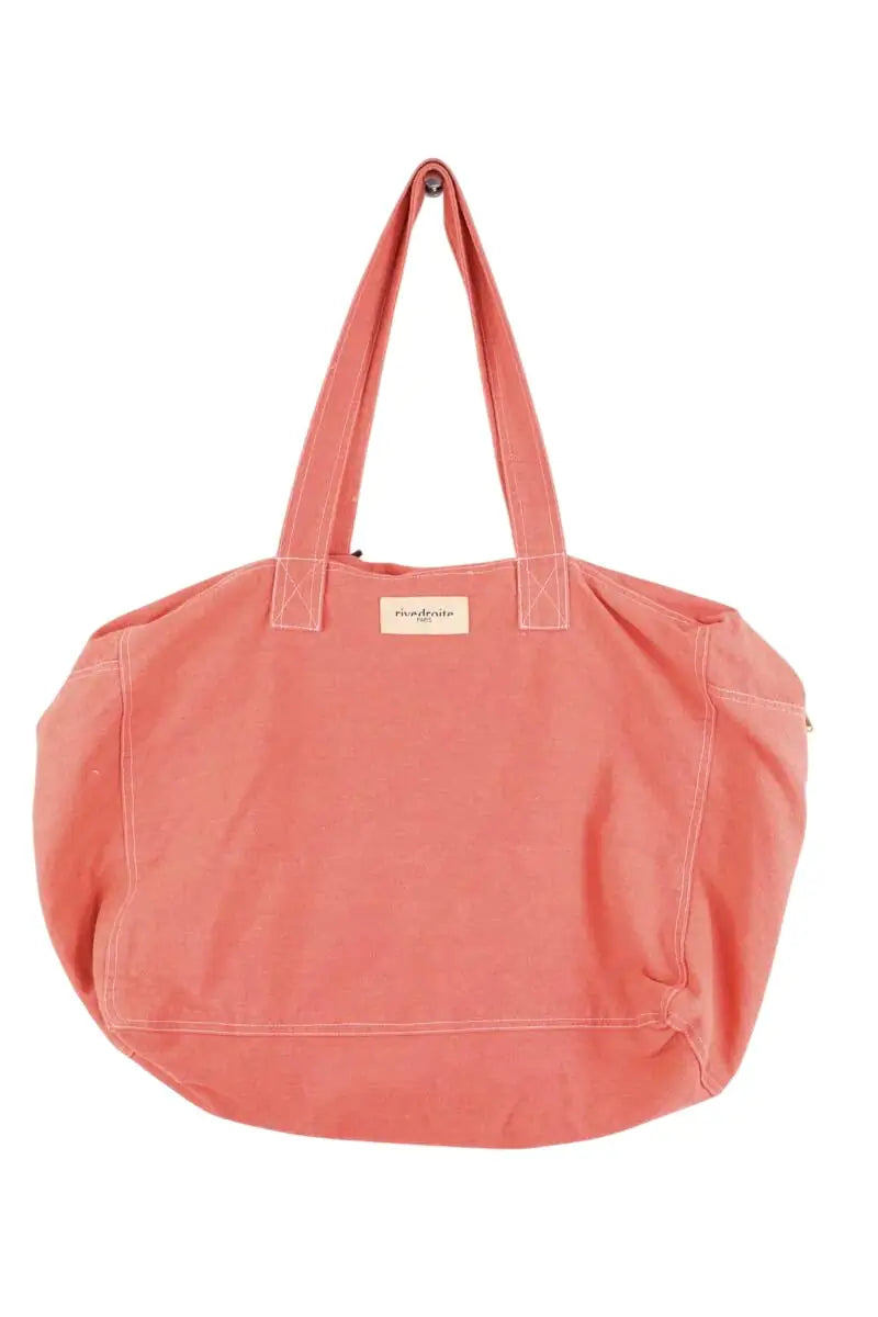 Sac de voyage Rivedroite Paris Rose en Coton - Seconde Main