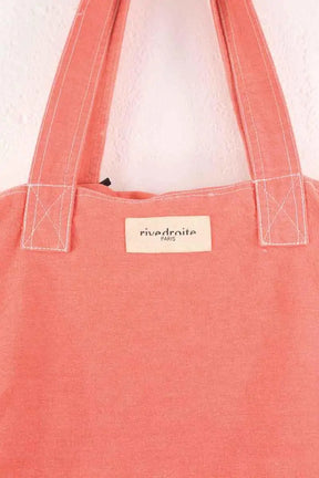 Sac de voyage Rivedroite Paris Rose en Coton