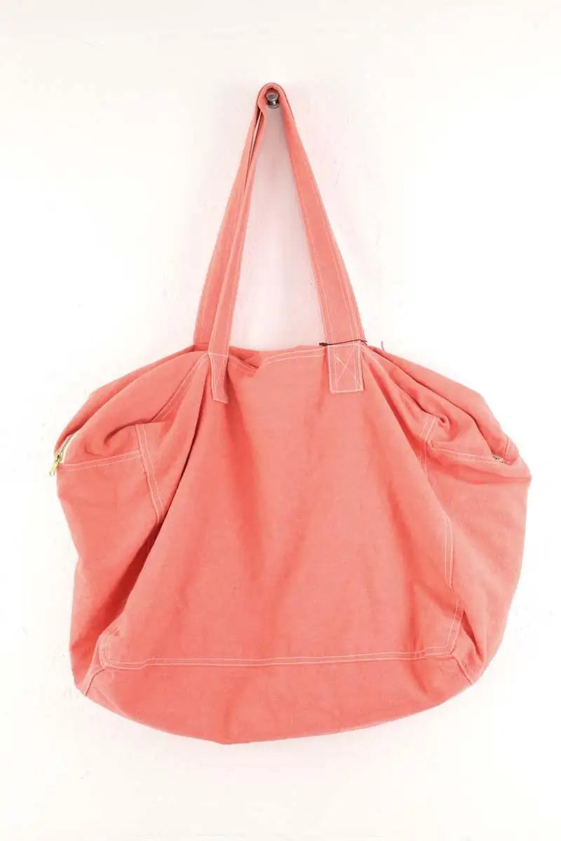 Sac de voyage Rivedroite Paris Rose en Coton