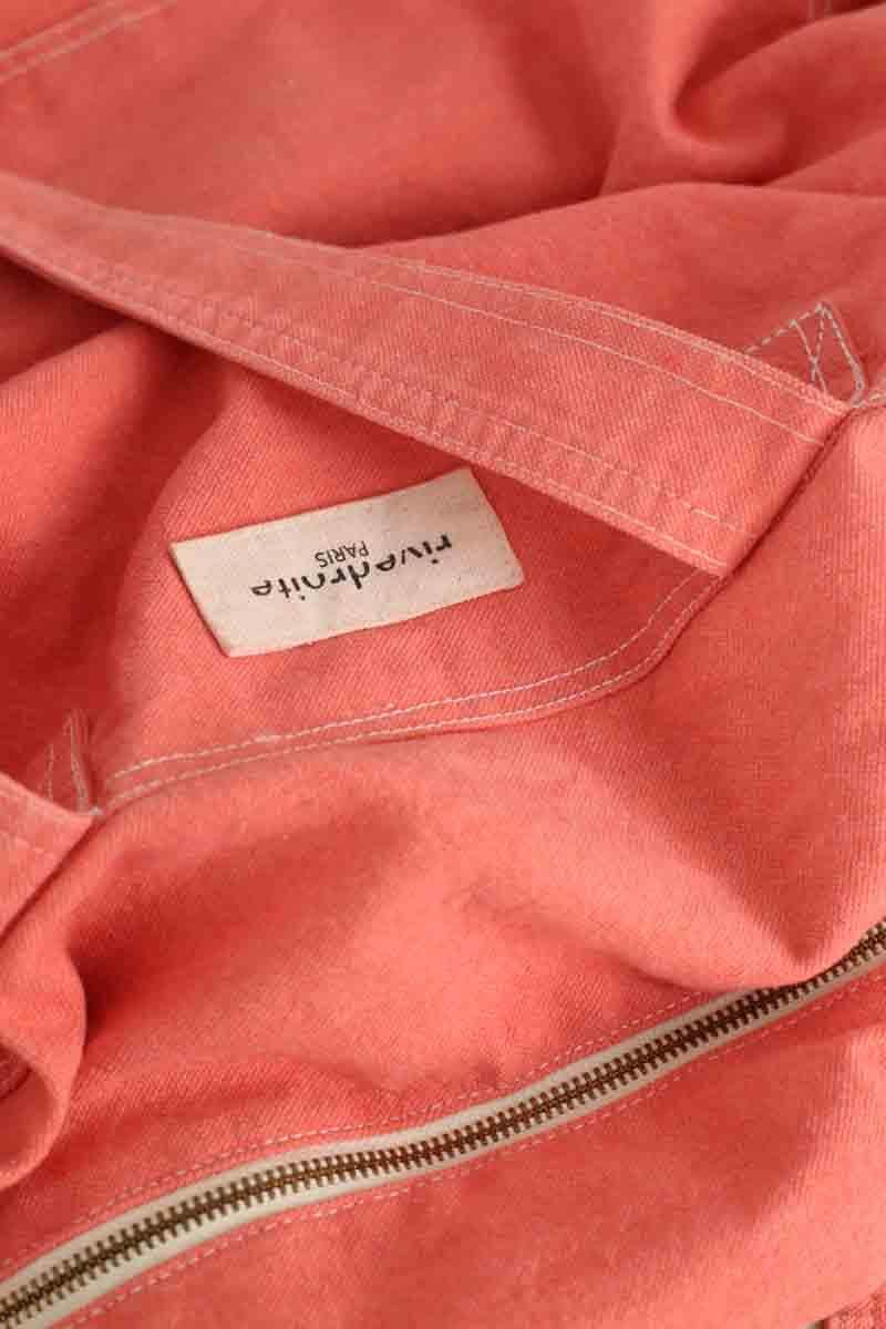 Sac de voyage Rivedroite Paris Rose en Coton