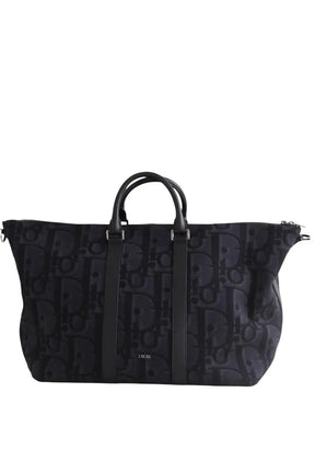 Sac de week-end Dior Sac de voyage affaire Weekender 400 Noir en Tissu - Seconde Main