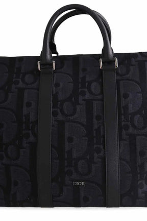 Sac de week-end Dior Sac de voyage affaire Weekender 400 Noir en Tissu