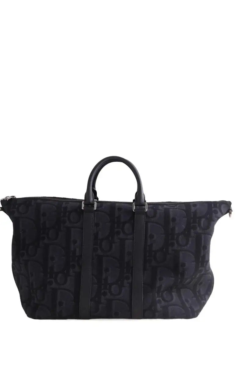 Sac de week-end Dior Sac de voyage affaire Weekender 400 Noir en Tissu
