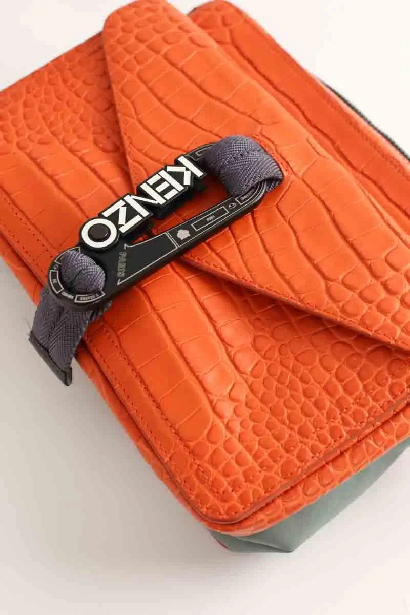 Sac Kenzo Orange en Cuir