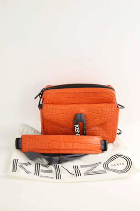 Sac Kenzo Orange en Cuir