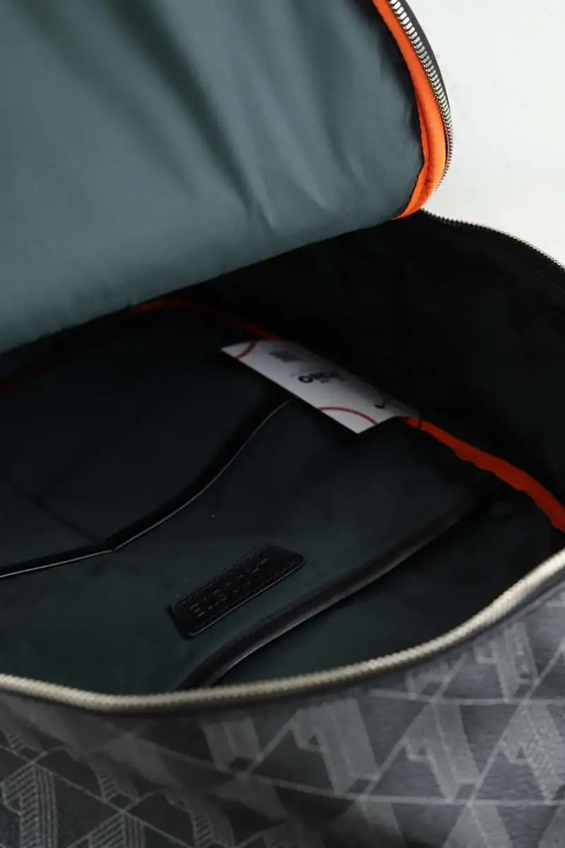 Sac Lacoste Noir en Cuir