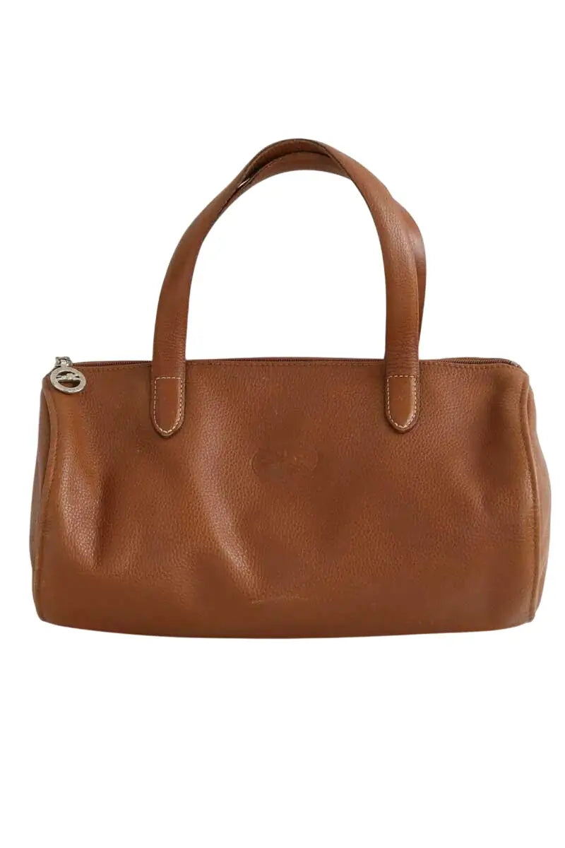 Sac Longchamp Camel en Cuir - Seconde Main