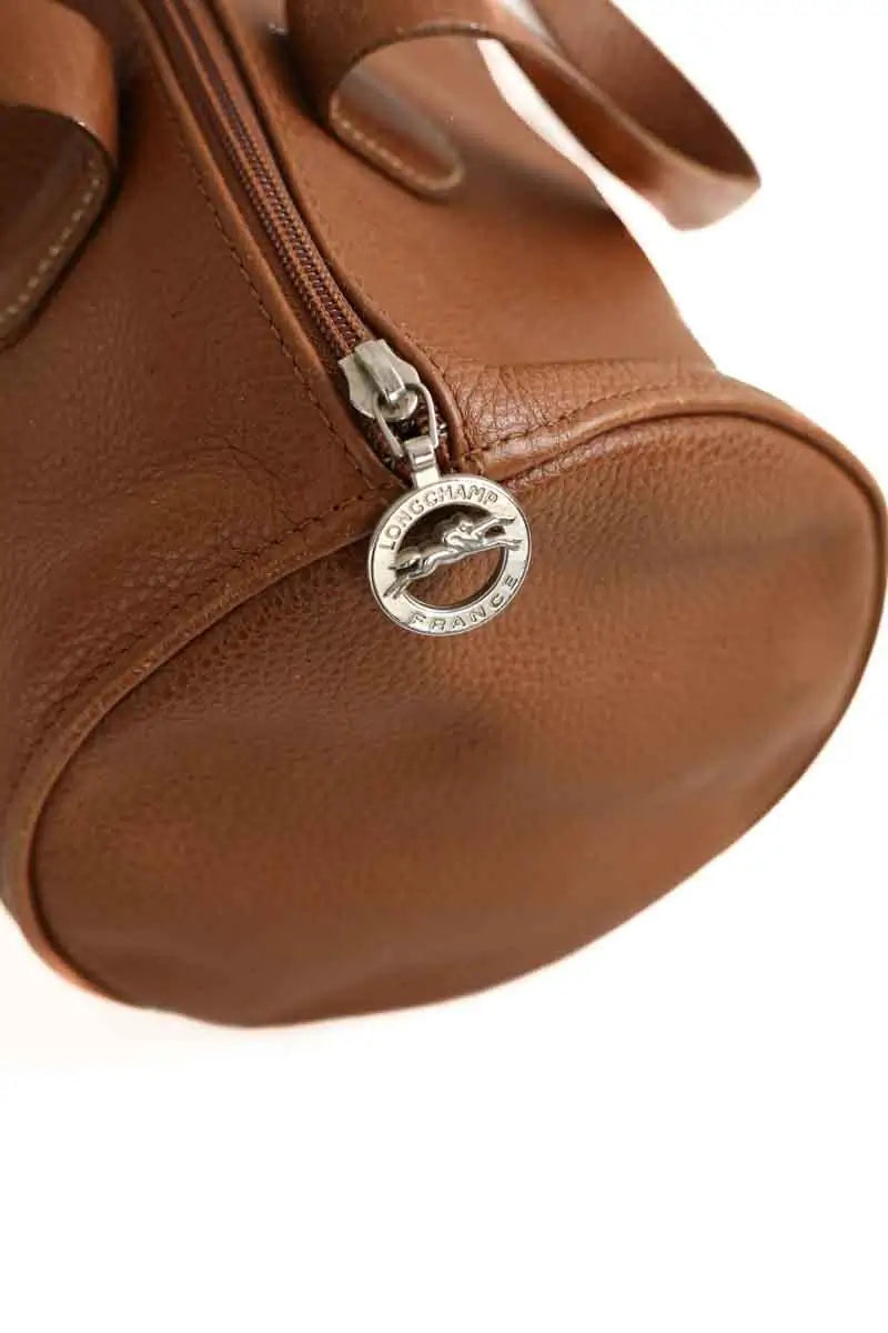 Sac Longchamp Camel en Cuir